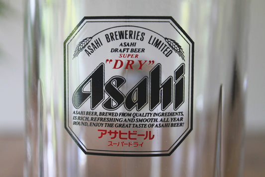 アサヒビール 業務用ビールグラス 中ジョッキ/スーパードライラベル