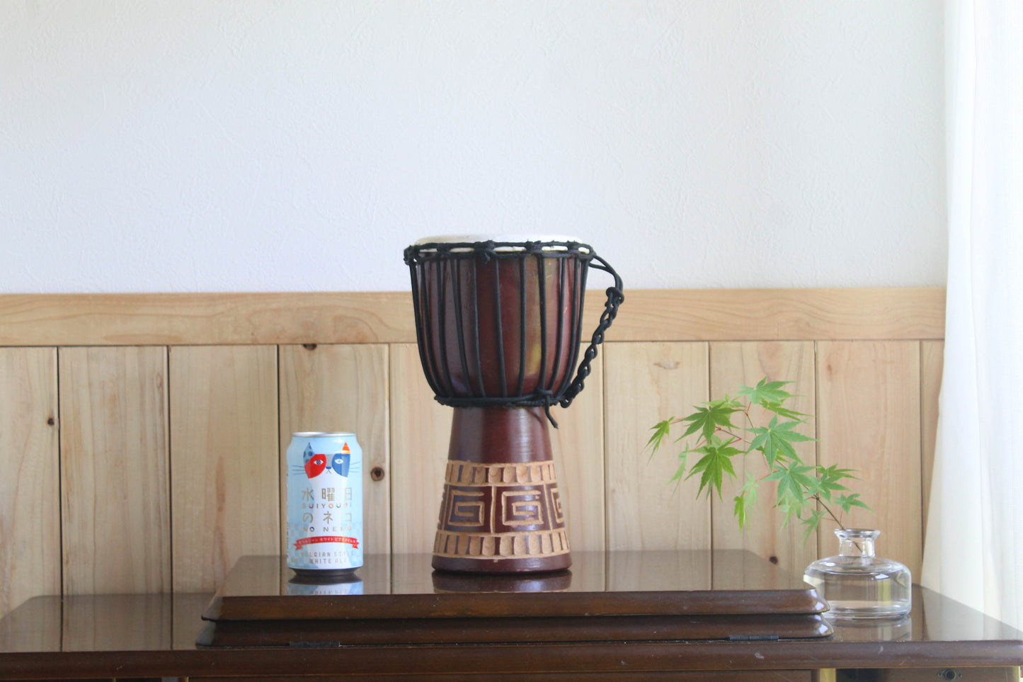 小型ジャンベ 茶