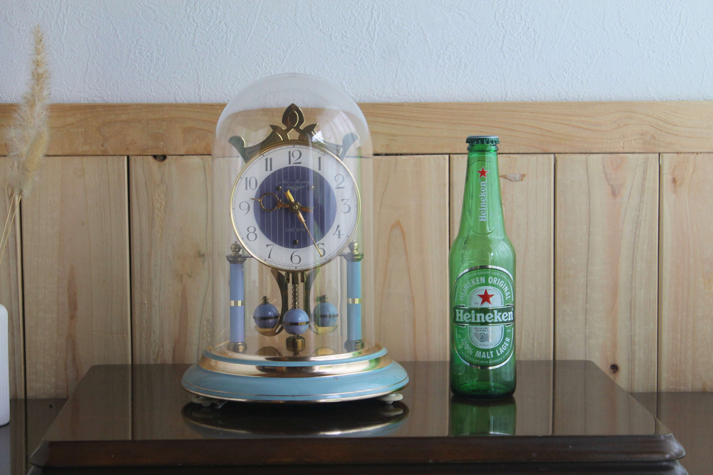 日新時計工業 New Master 100 Day Clock 回転振り子時計