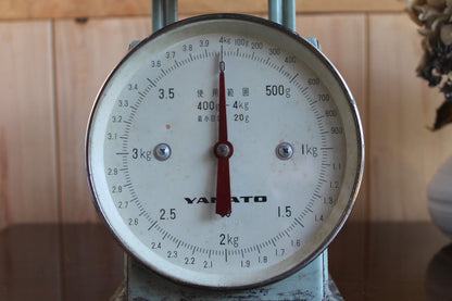 大和製衡（YAMATO） ミントグリーンの上皿はかり（秤量 4kg）