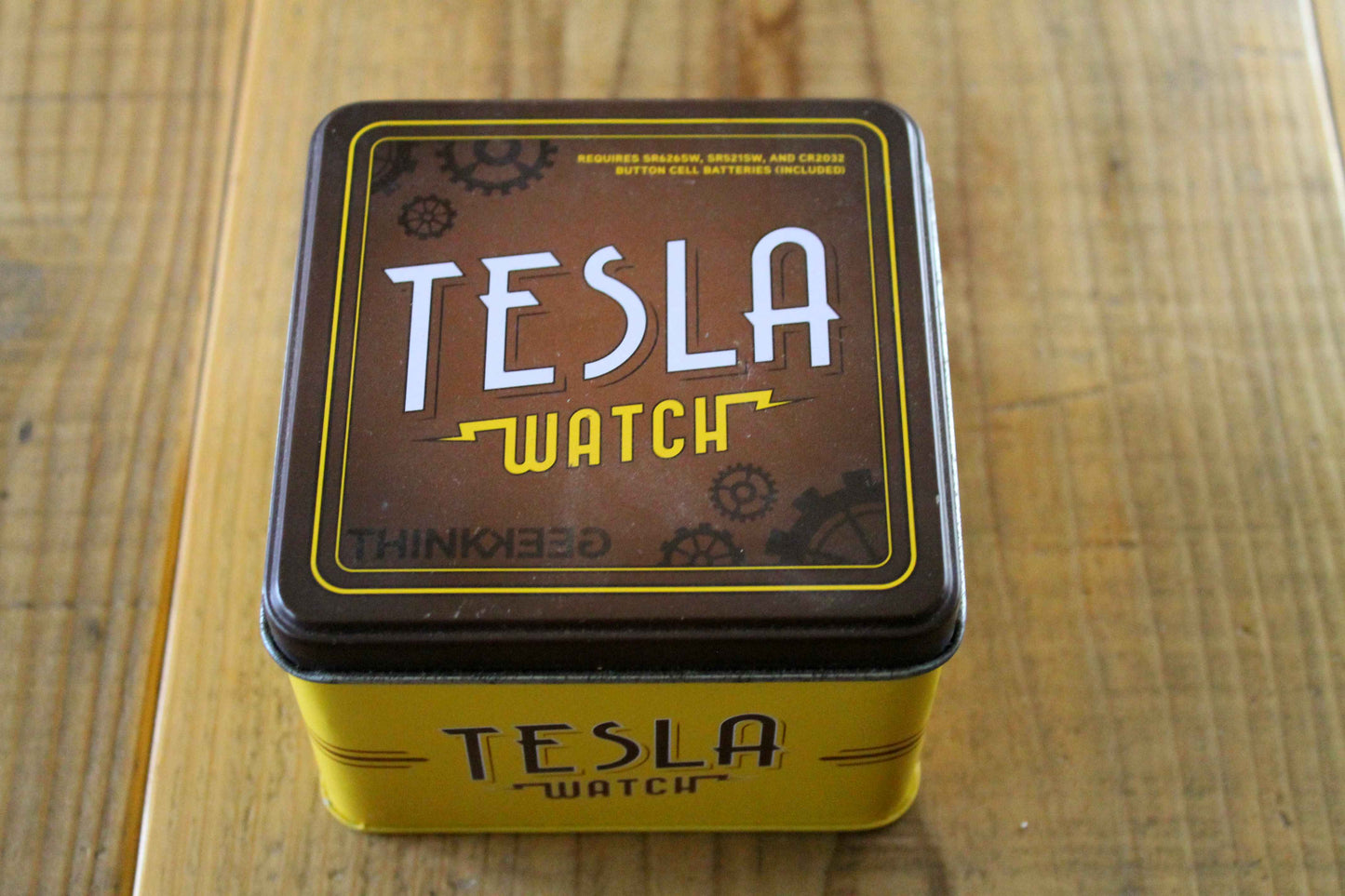 テスラウォッチ(Tesla Watch)　ThinkGeek　スチームパンク腕時計　付属品完備