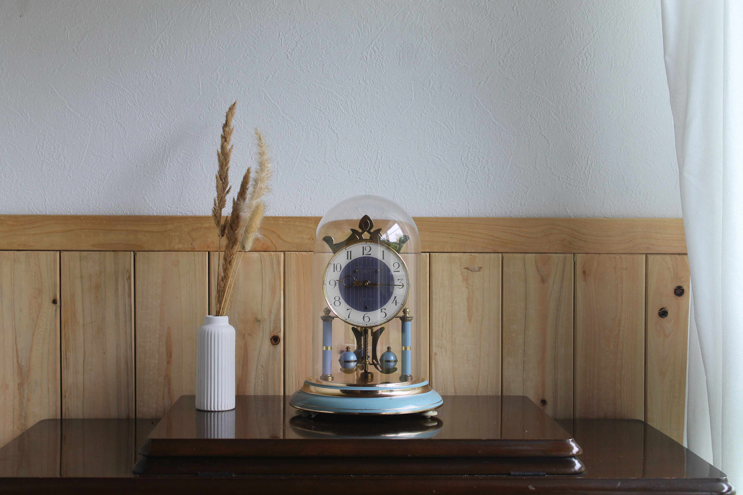 日新時計工業　New Master 100 Day Clock　回転振り子時計