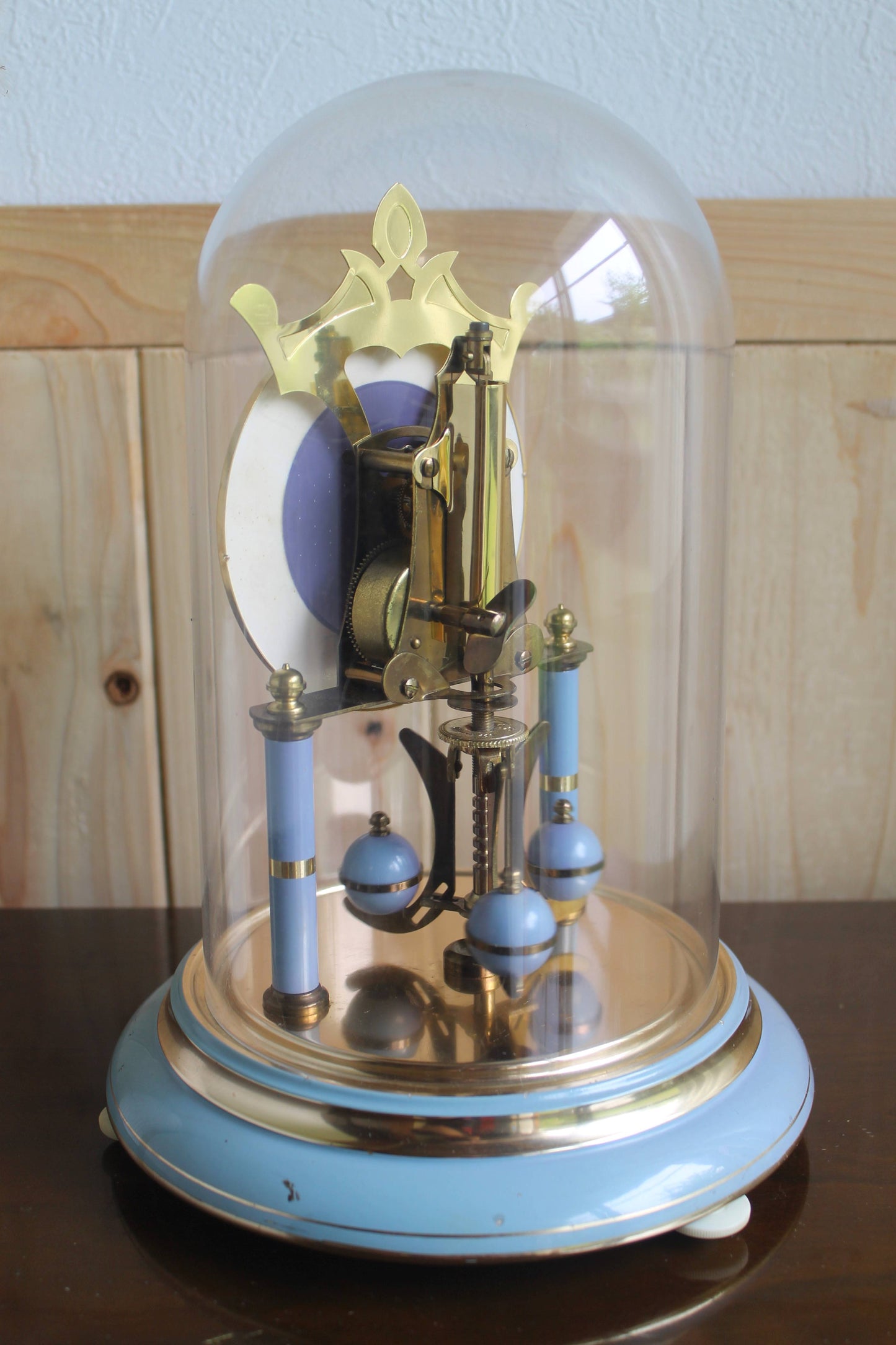 日新時計工業　New Master 100 Day Clock　回転振り子時計