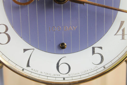 日新時計工業　New Master 100 Day Clock　回転振り子時計
