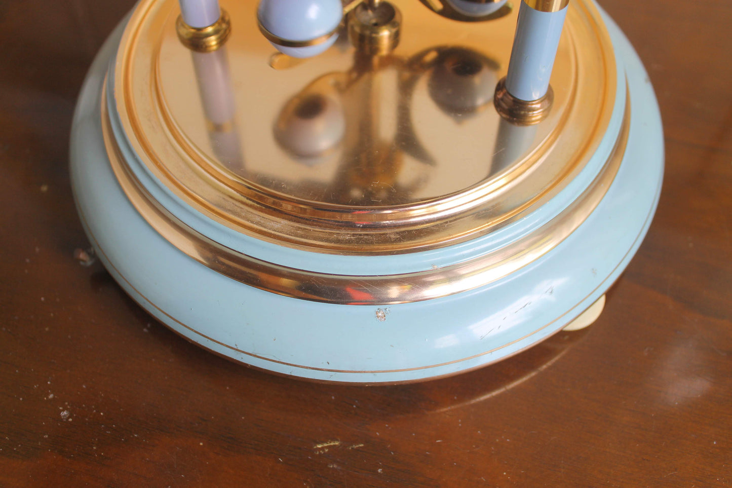 日新時計工業　New Master 100 Day Clock　回転振り子時計