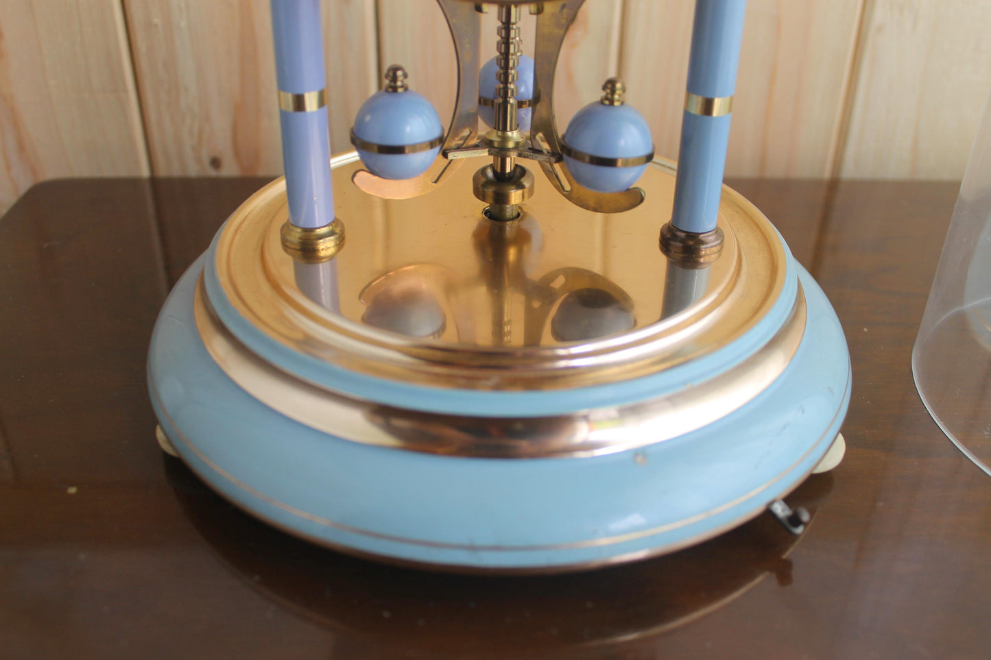 日新時計工業　New Master 100 Day Clock　回転振り子時計