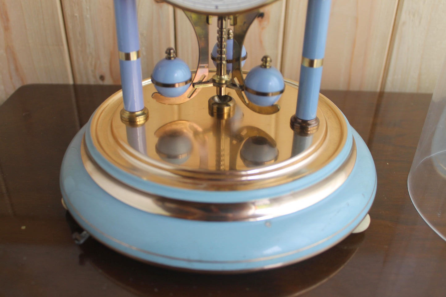 日新時計工業　New Master 100 Day Clock　回転振り子時計