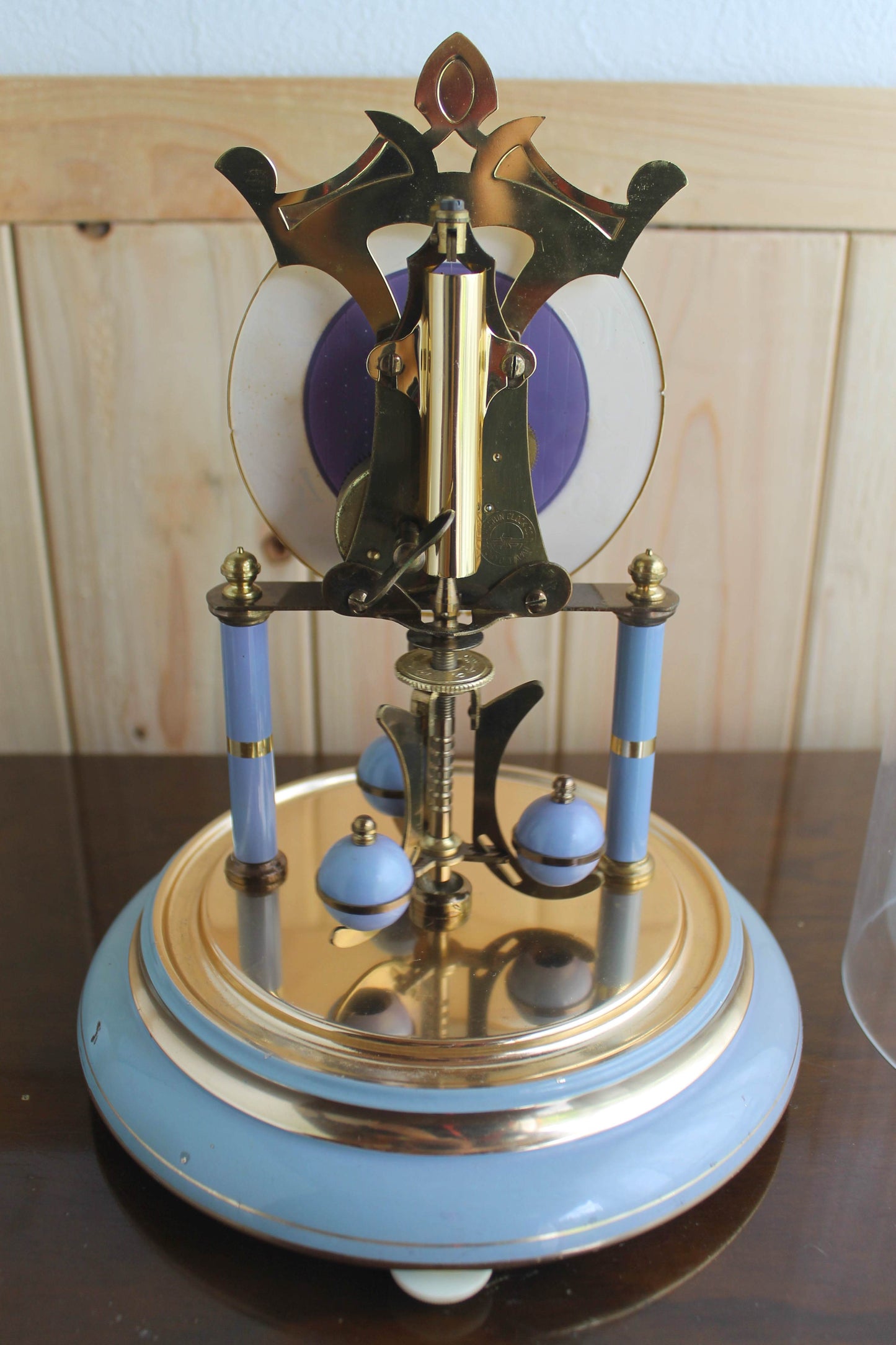 日新時計工業　New Master 100 Day Clock　回転振り子時計