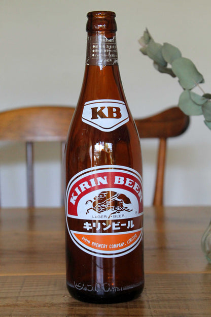 キリンビール　空き瓶　KBラベル　1982年製造　1個販売