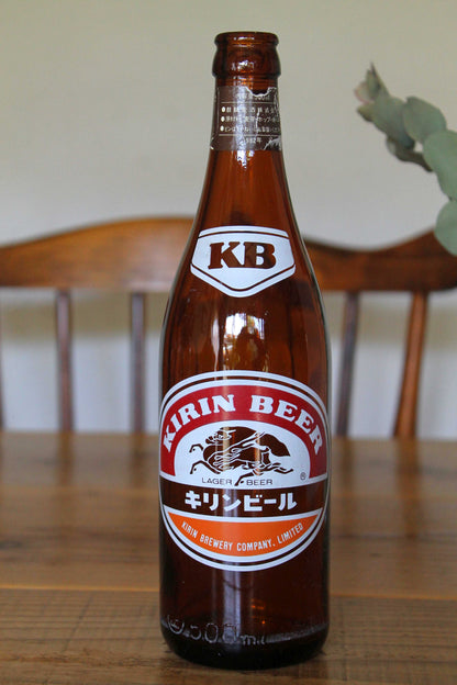 キリンビール　空き瓶　KBラベル　1982年製造　1個販売