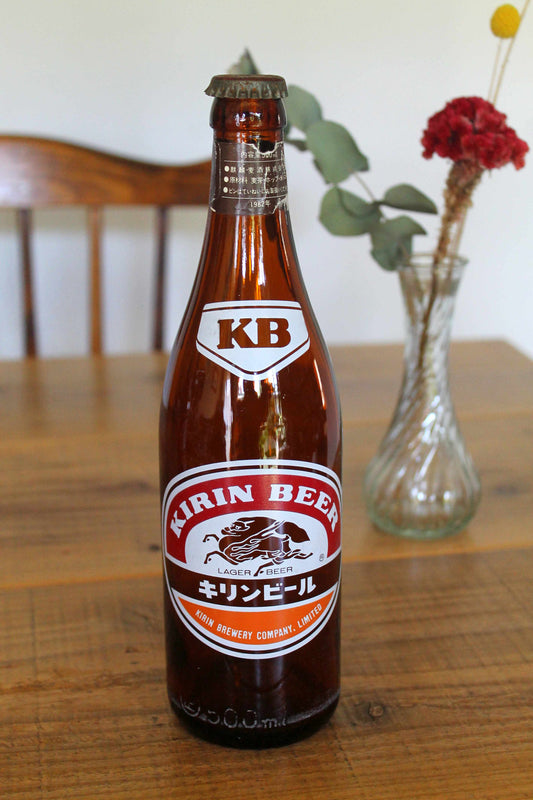 キリンビール　空き瓶　KBラベル　1982年製造　1個販売