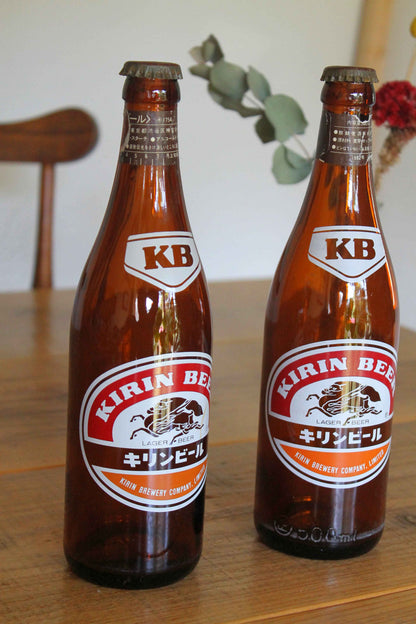 キリンビール　空き瓶　KBラベル　1982年製造　1個販売