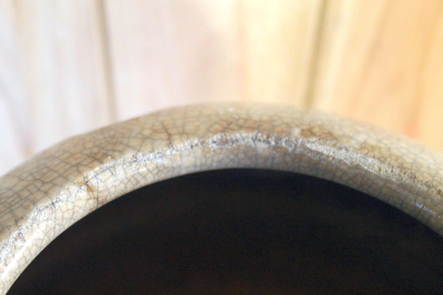 火鉢　貫入釉　