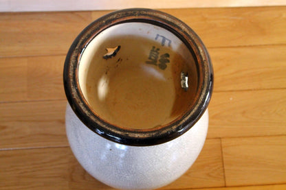 火鉢　貫入釉　