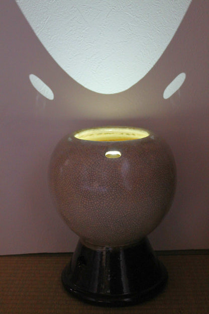 火鉢　貫入釉　