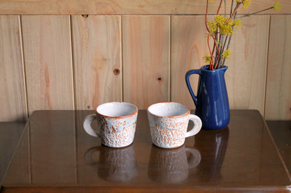 志野焼　コーヒーカップ　2客セット