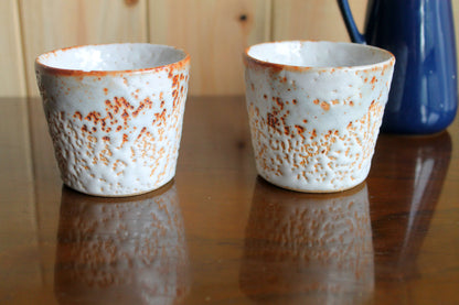 志野焼　コーヒーカップ　2客セット