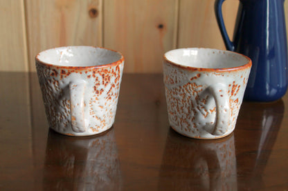 志野焼　コーヒーカップ　2客セット